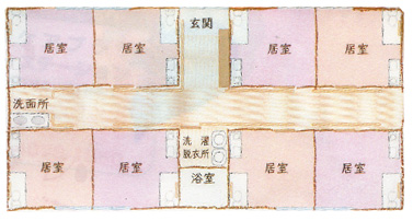 施設の間取り図